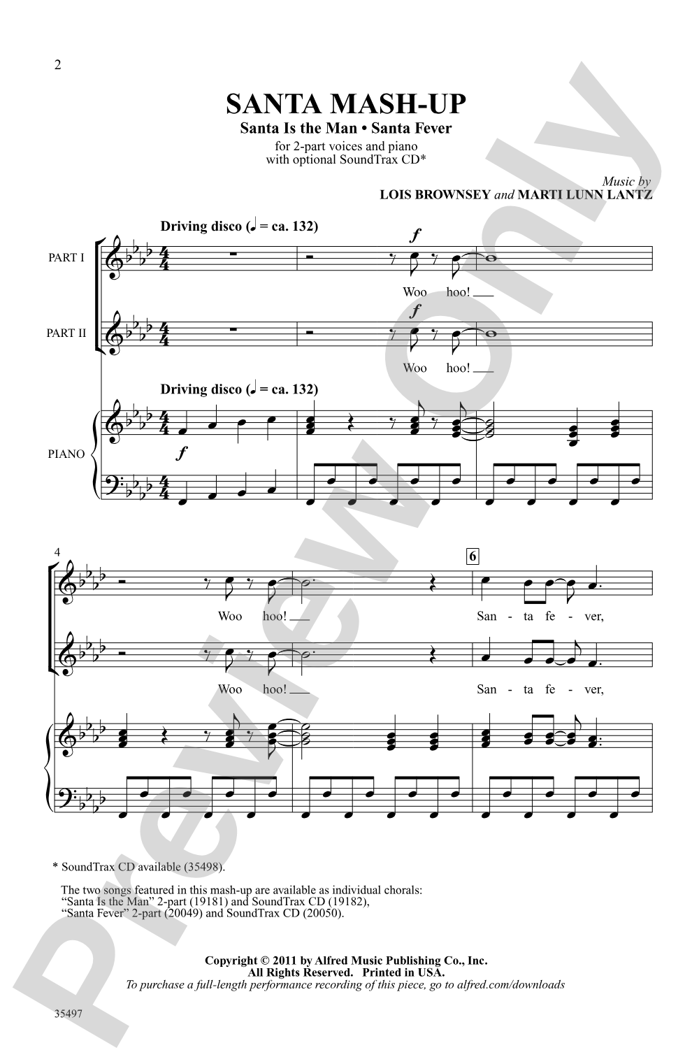 Santa Mash-Up: 2-Part Choral Octavo