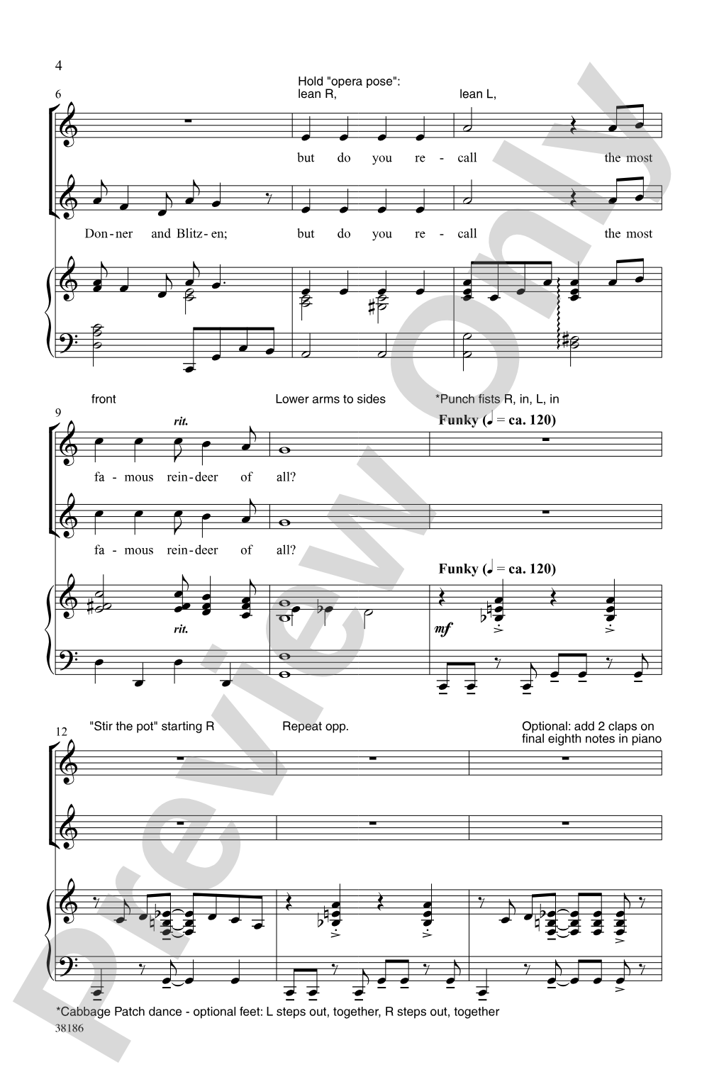 Rudolph, the Red-Nosed Reindeer: 2-Part Choral Octavo