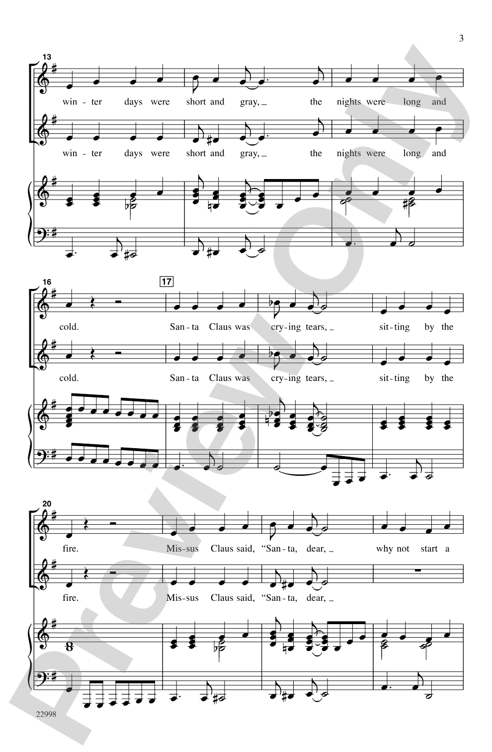 Santa's Choir: 2-Part Choral Octavo