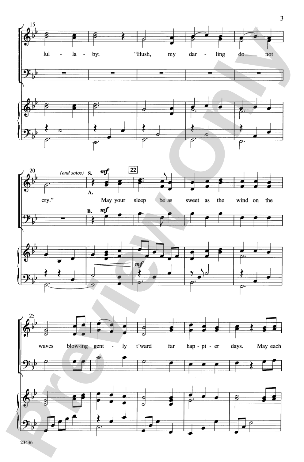 Land of Our Dreams: SAB Choral Octavo
