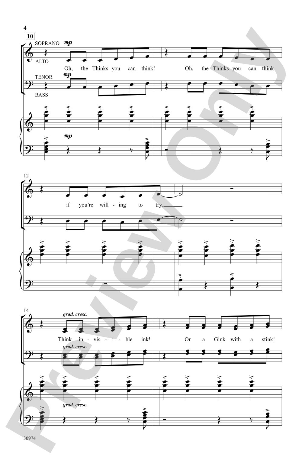 Seussical the Musical: A Choral Medley: SATB Choral Octavo