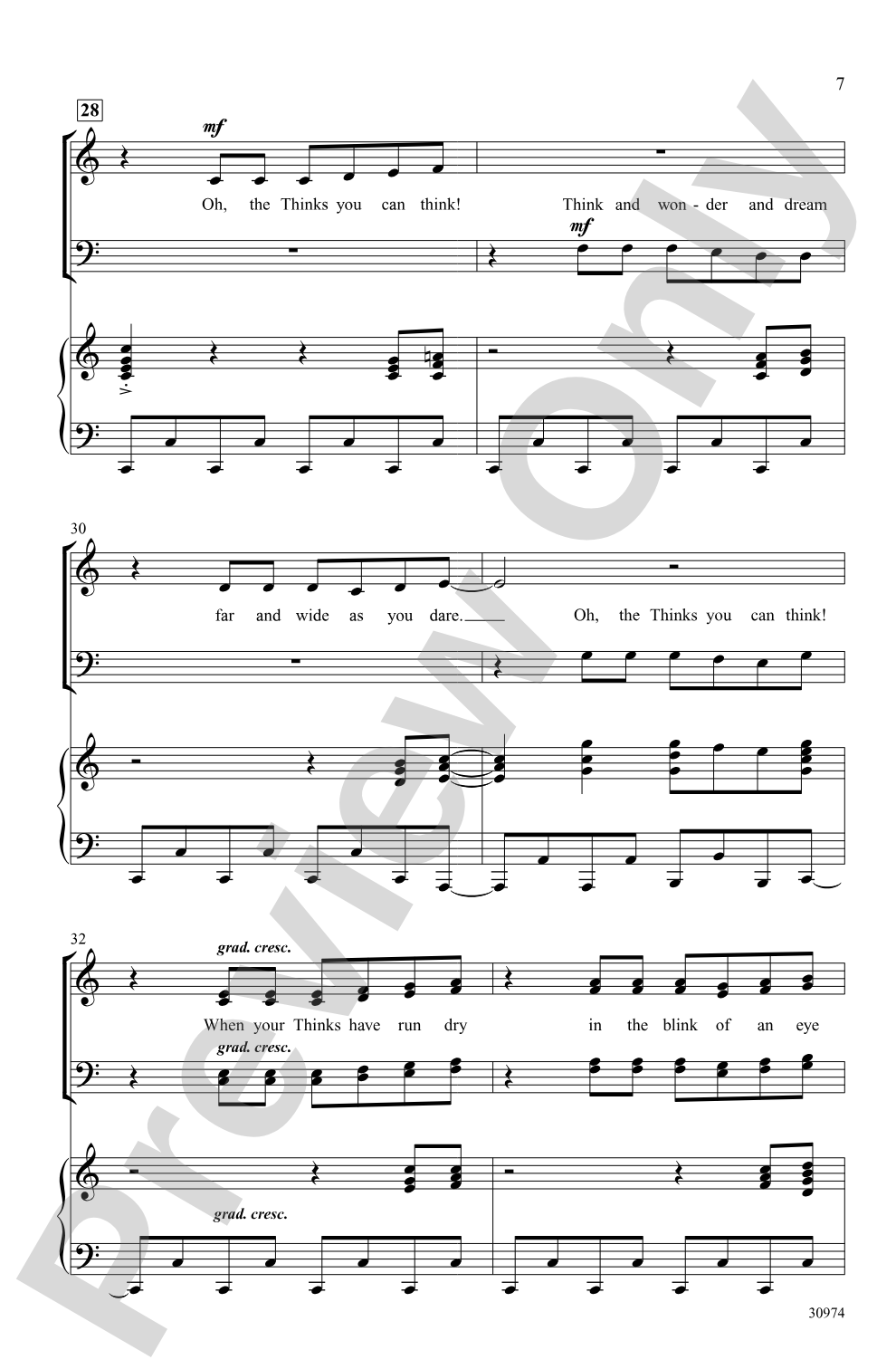 Seussical the Musical: A Choral Medley: SATB Choral Octavo