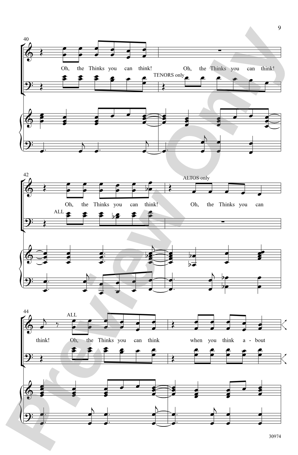 Seussical the Musical: A Choral Medley: SATB Choral Octavo