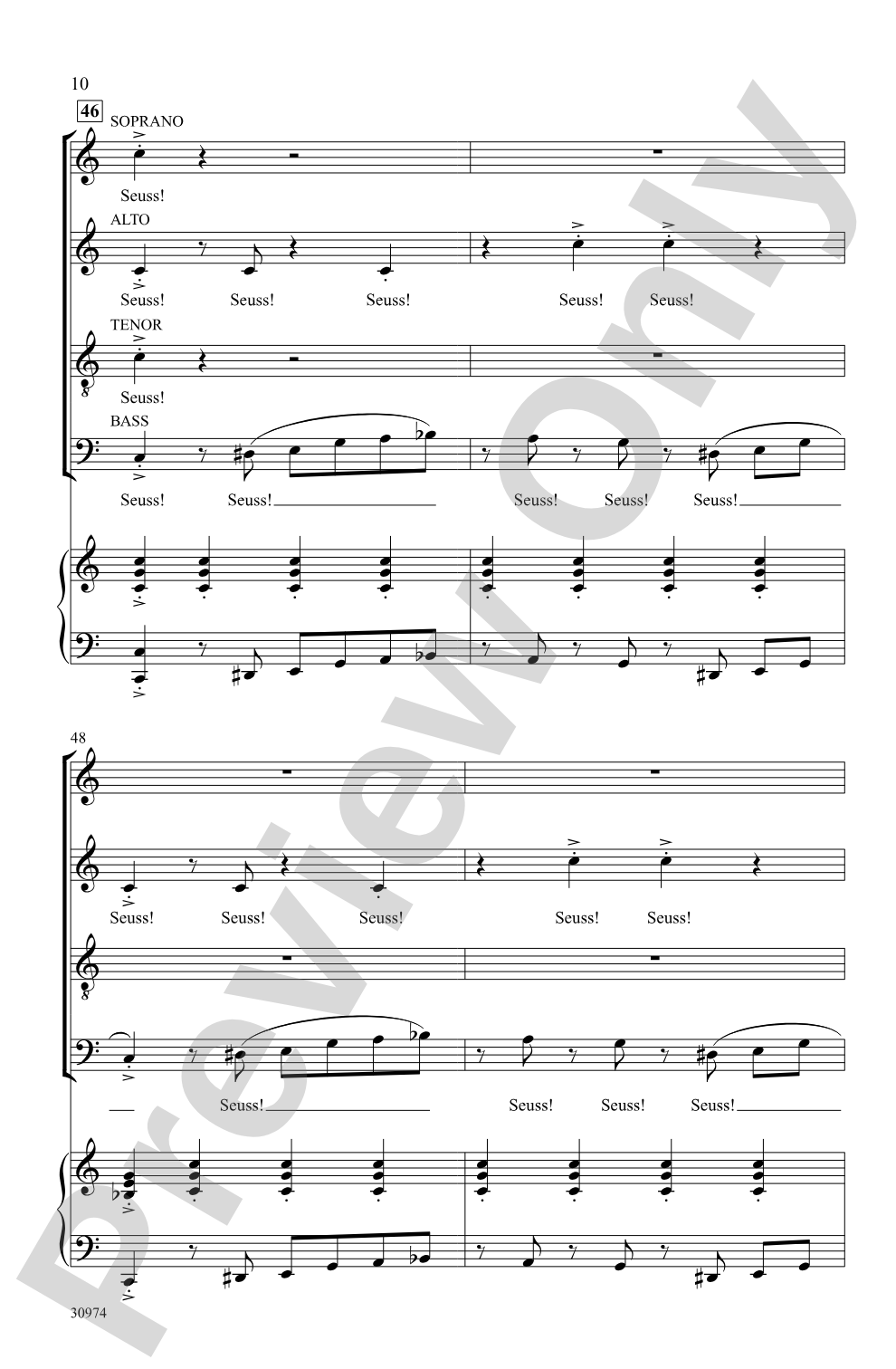 Seussical the Musical: A Choral Medley: SATB Choral Octavo