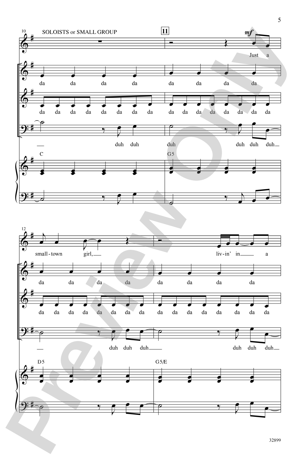 Don't Stop Believin': SAB Choral Octavo