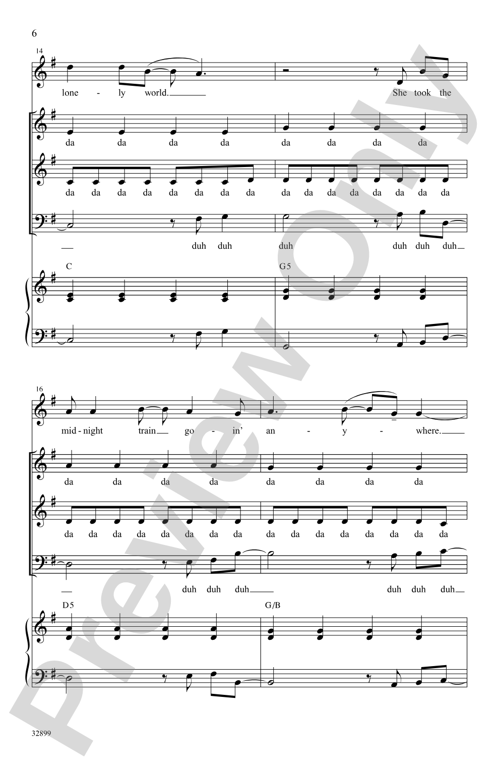 Don't Stop Believin': SAB Choral Octavo