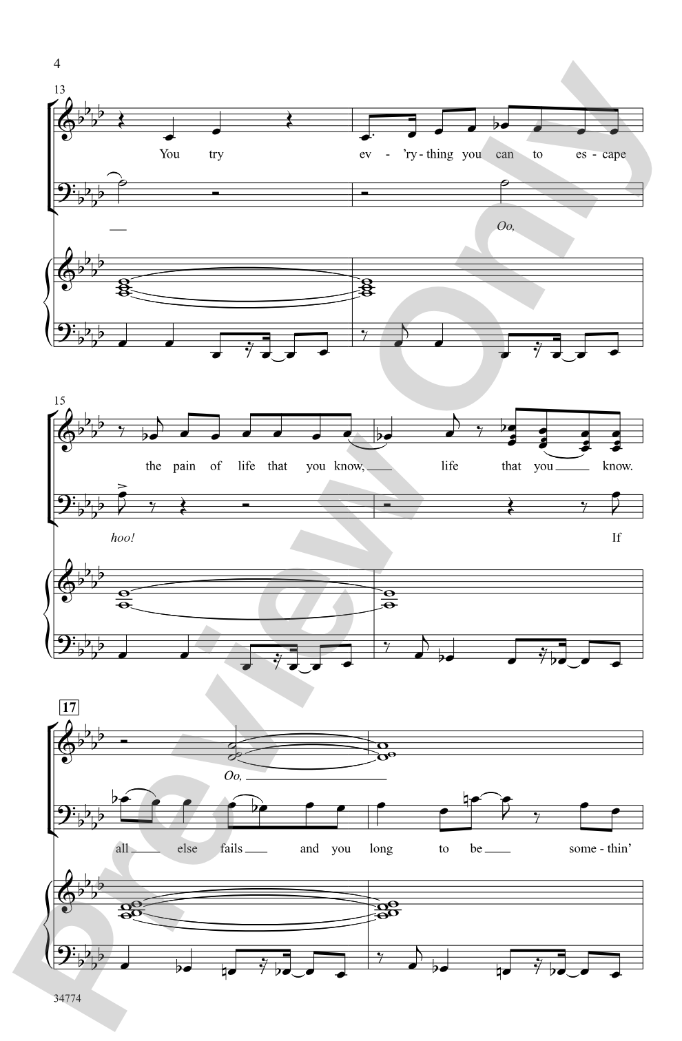 Vogue: S(S)AB Choral Octavo