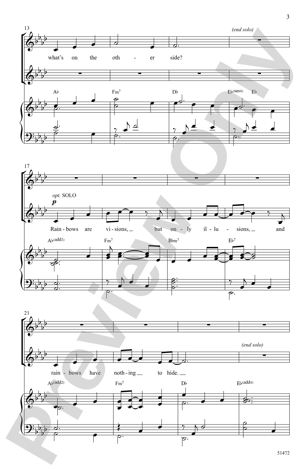 Rainbow Connection: 2-Part Choral Octavo