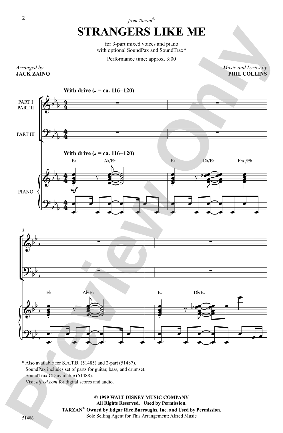 Strangers Like Me: 3-Part Mixed Choral Octavo