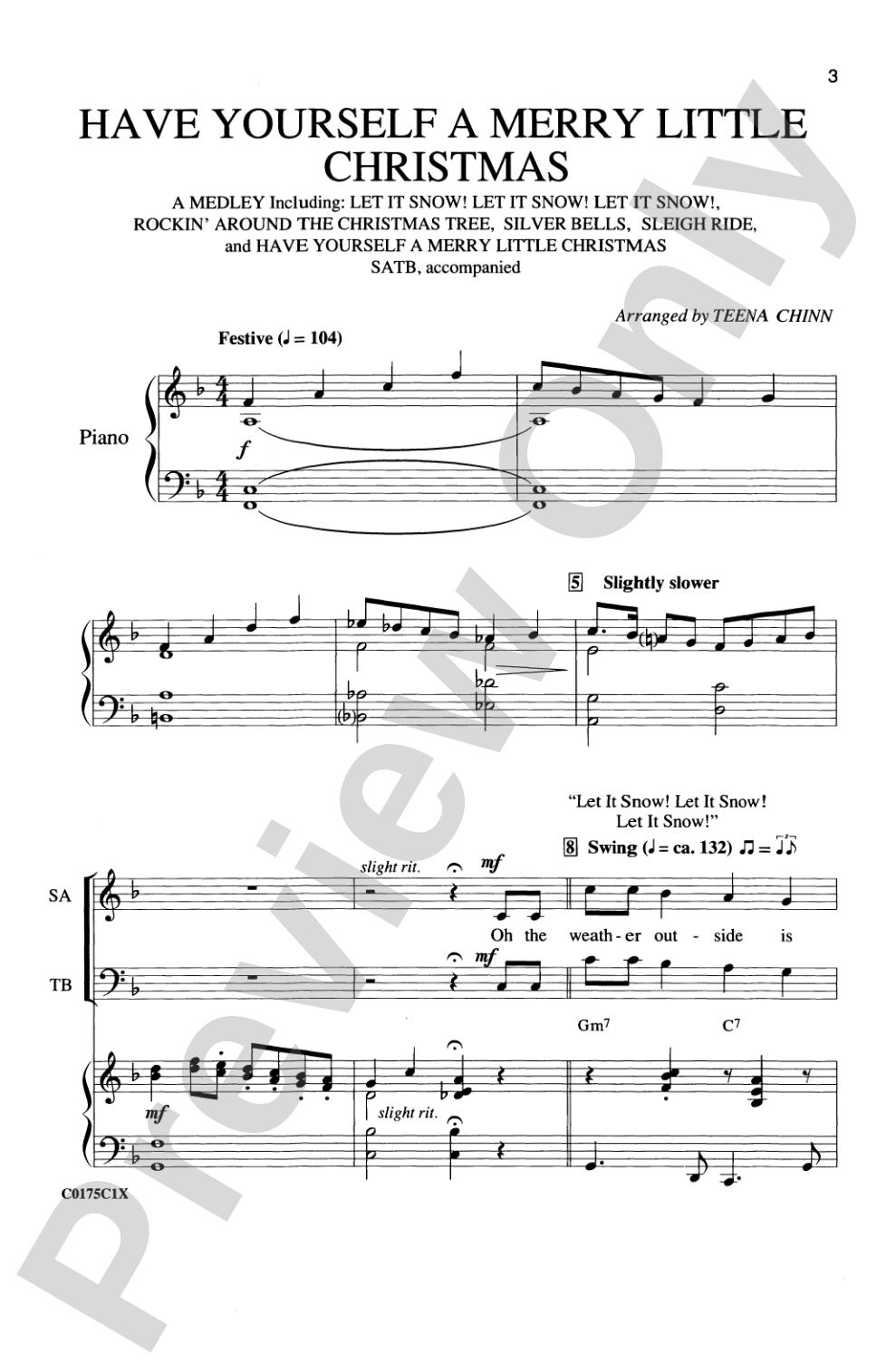 Have Yourself a Merry Little Christmas (A Medley): SATB Choral Octavo