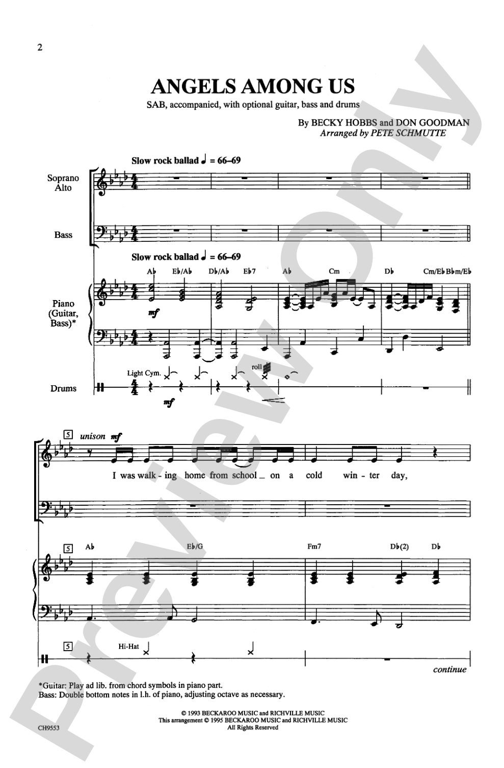 Angels Among Us: SAB Choral Octavo