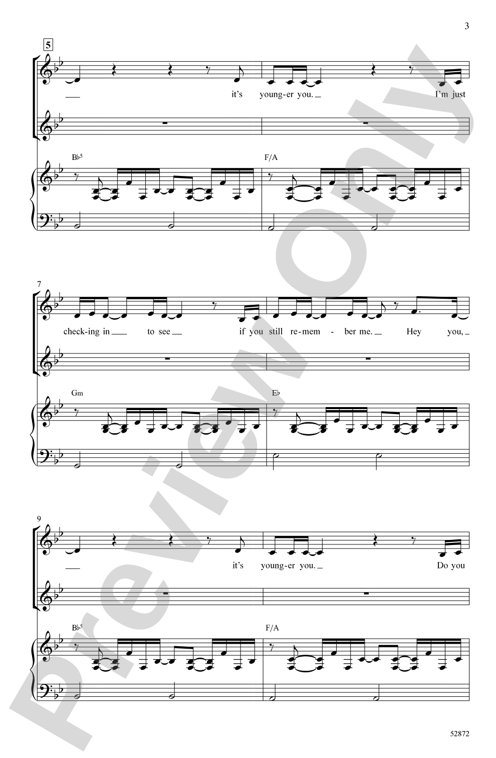 Younger You: 2-Part Choral Octavo