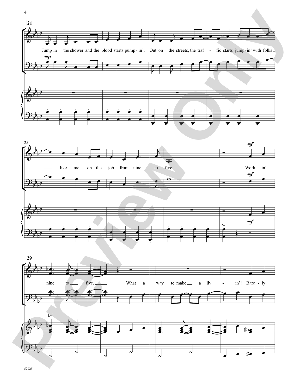 A Dolly Parton Portrait: SATB Choral Octavo