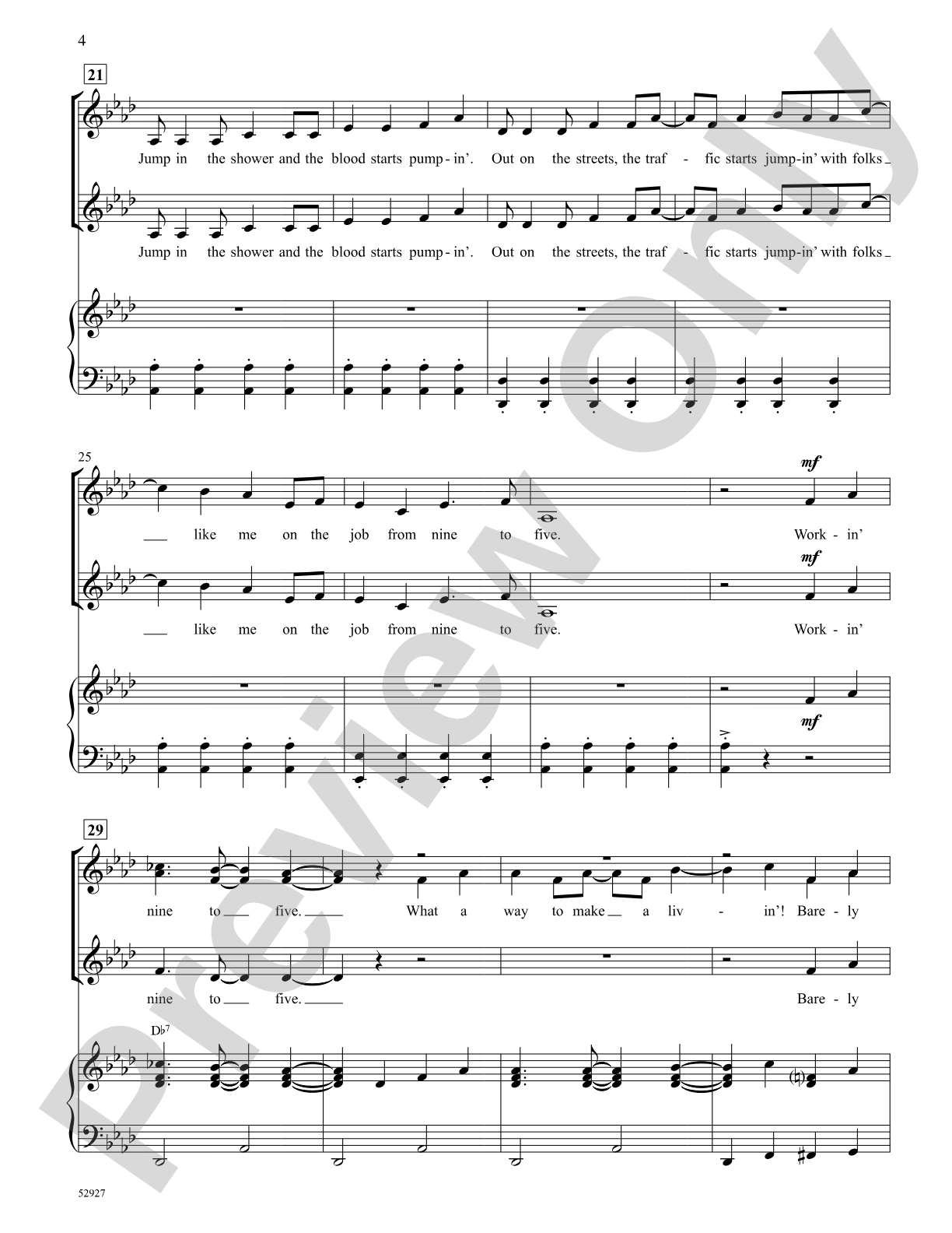 A Dolly Parton Portrait: SSA Choral Octavo