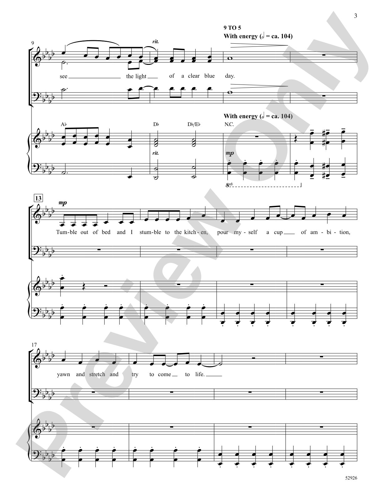 A Dolly Parton Portrait: SAB Choral Octavo