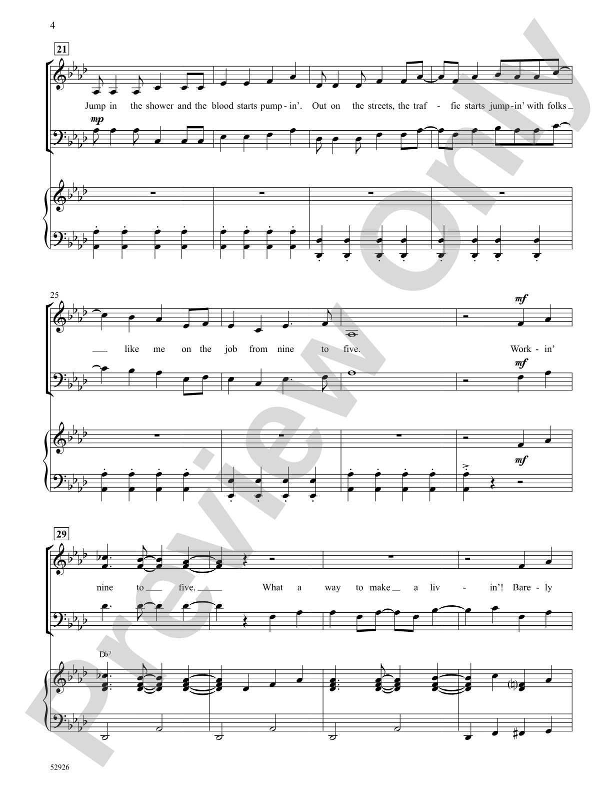 A Dolly Parton Portrait: SAB Choral Octavo