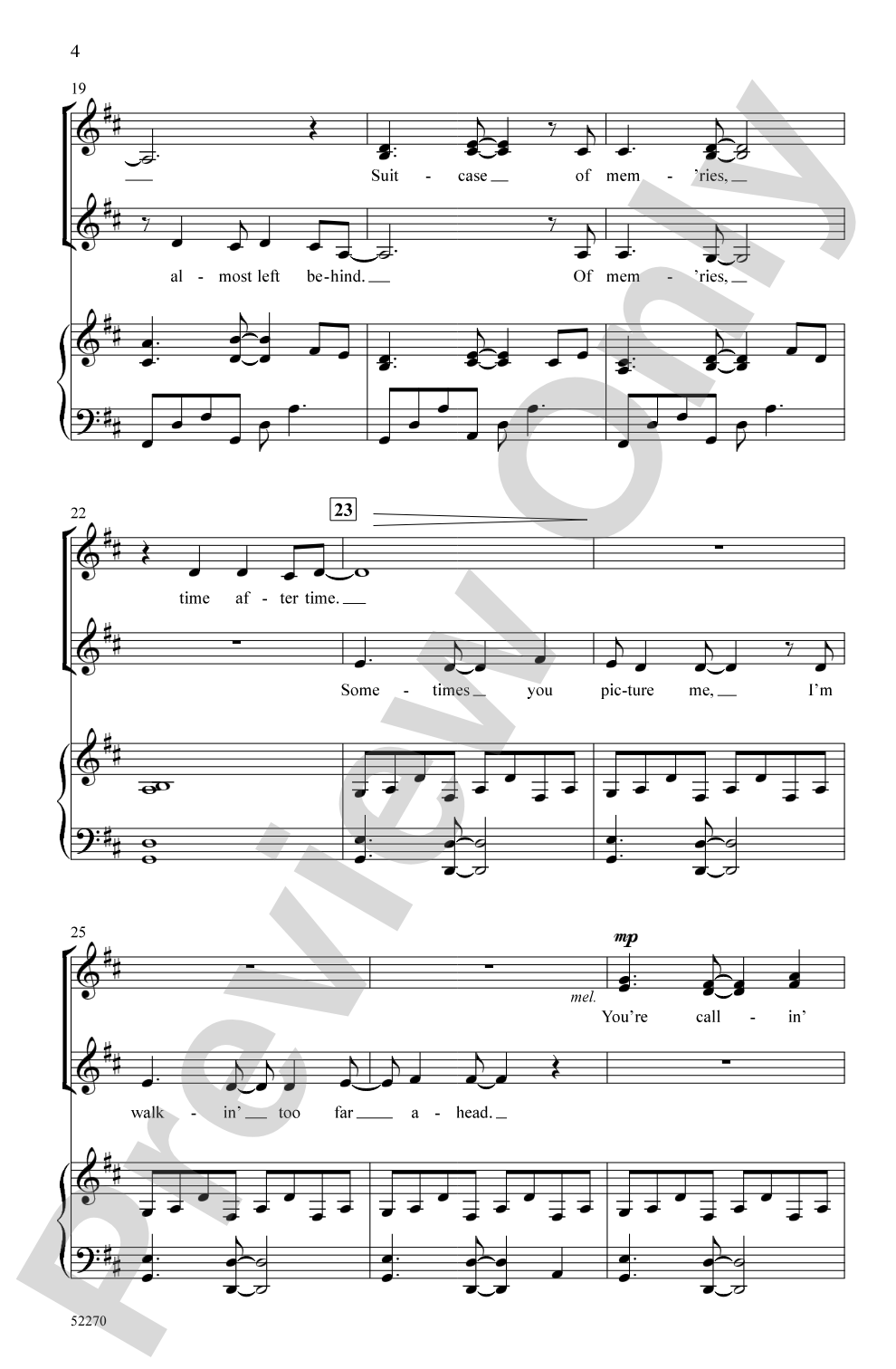 Time After Time: SSA Choral Octavo