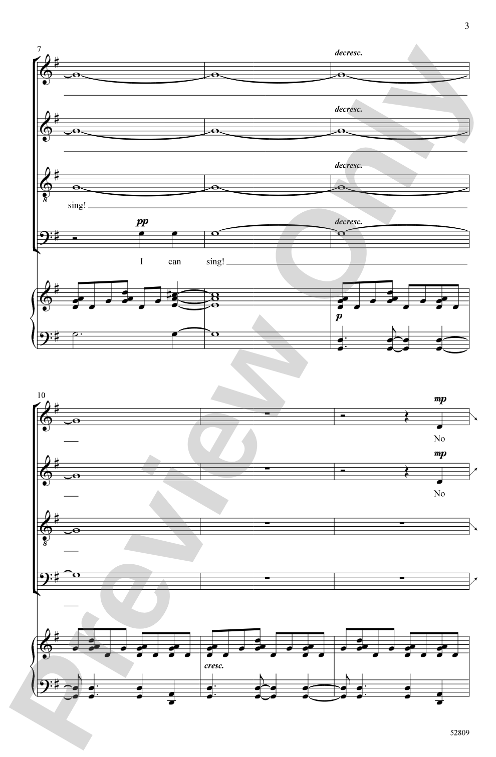 I Can Sing!: SATB Choral Octavo