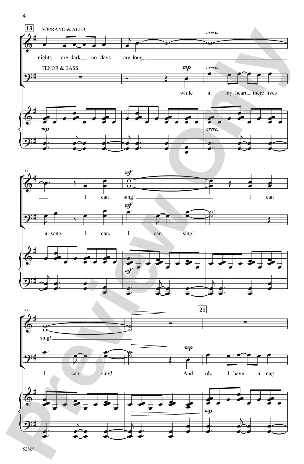 I Can Sing!: SATB Choral Octavo