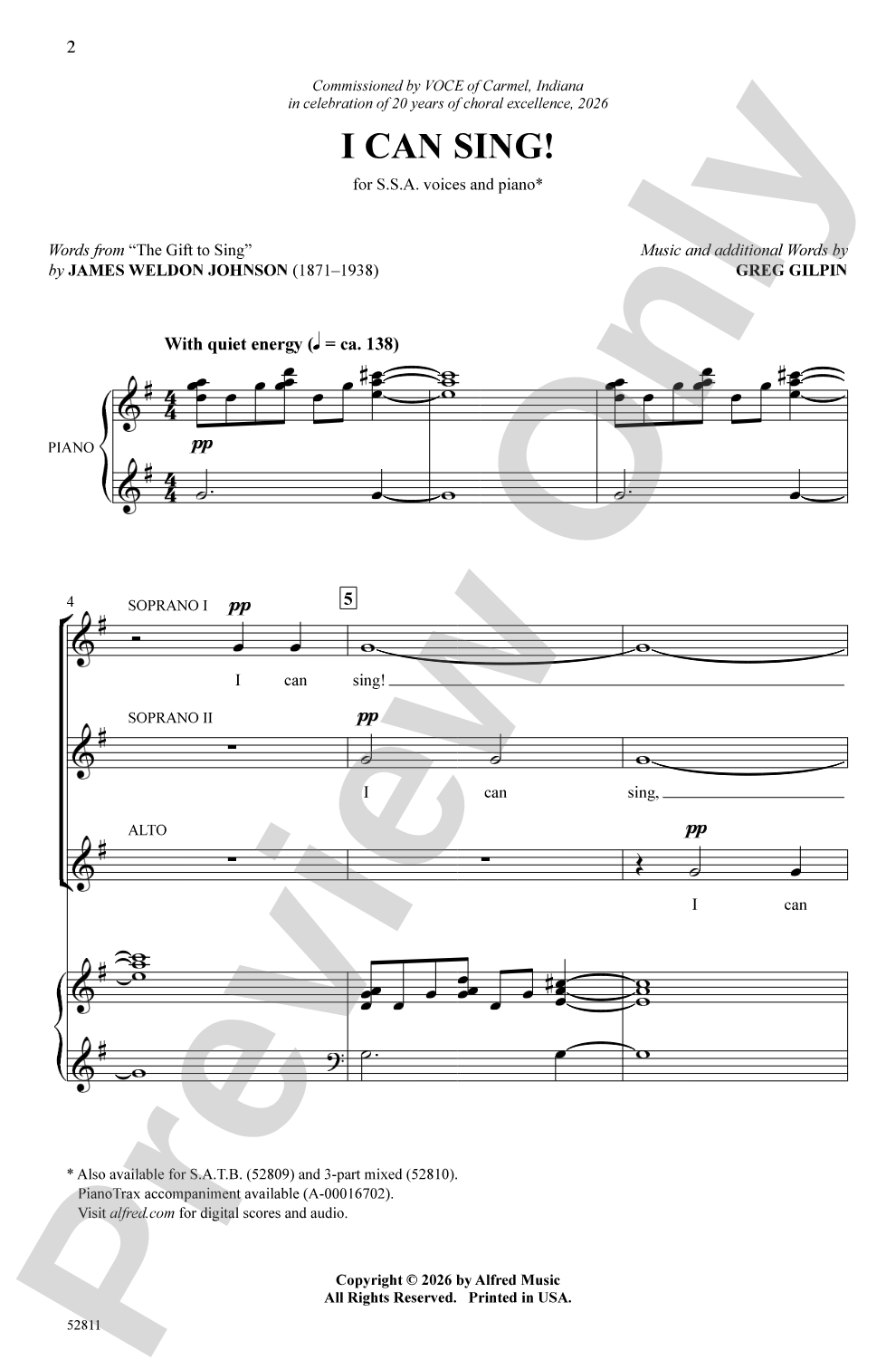 I Can Sing!: SSA Choral Octavo