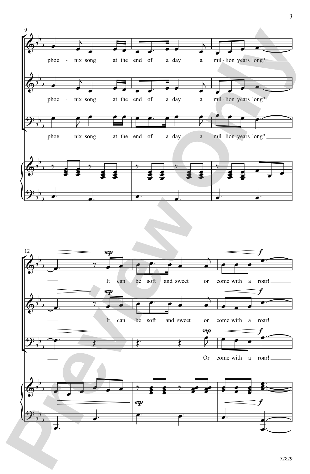 Call of the Phoenix: SAB Choral Octavo