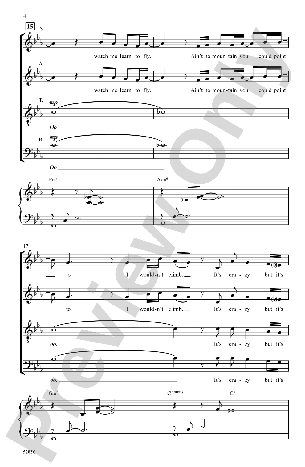 Risk It All: SATB Choral Octavo