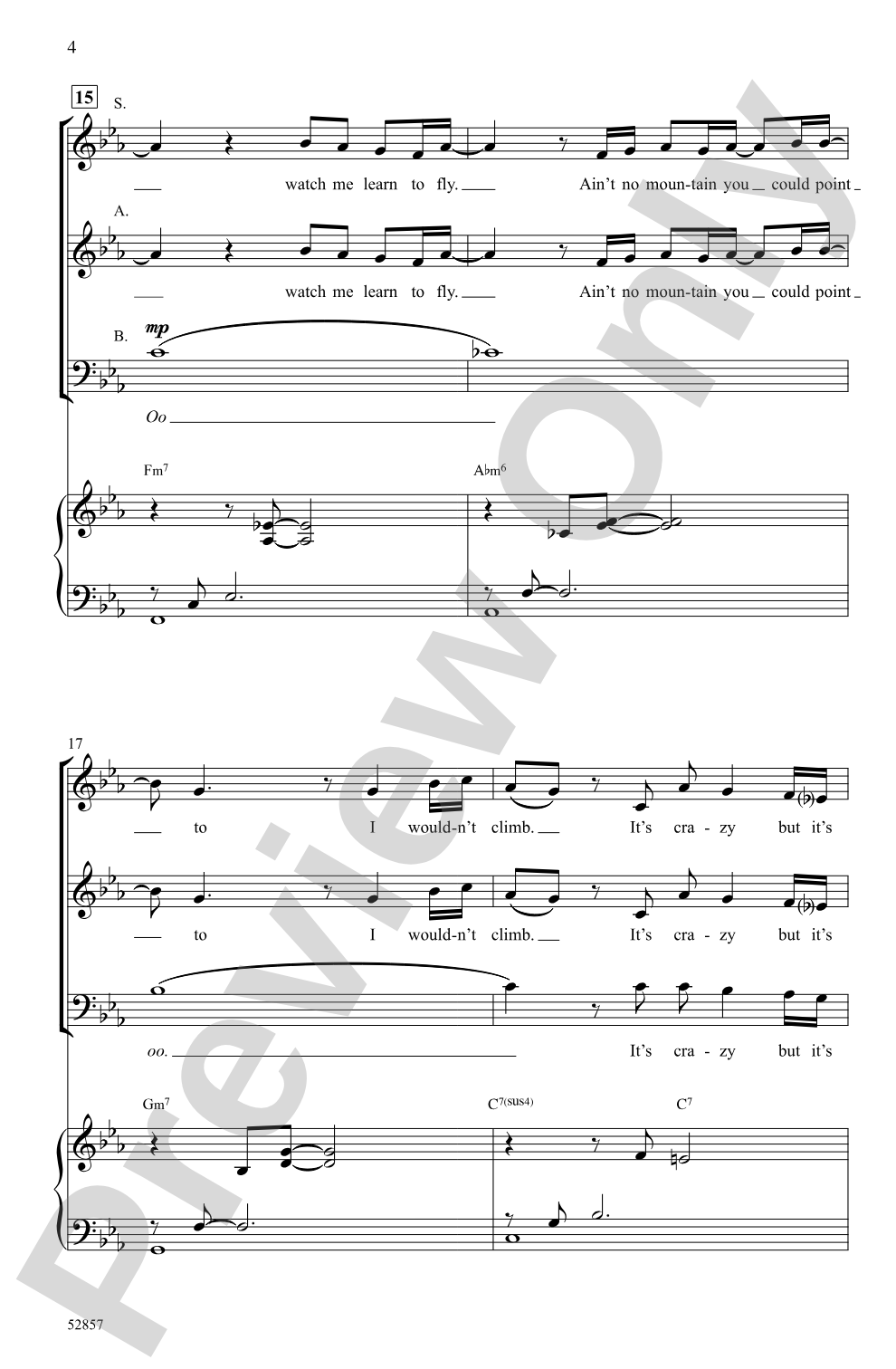 Risk It All: SAB Choral Octavo