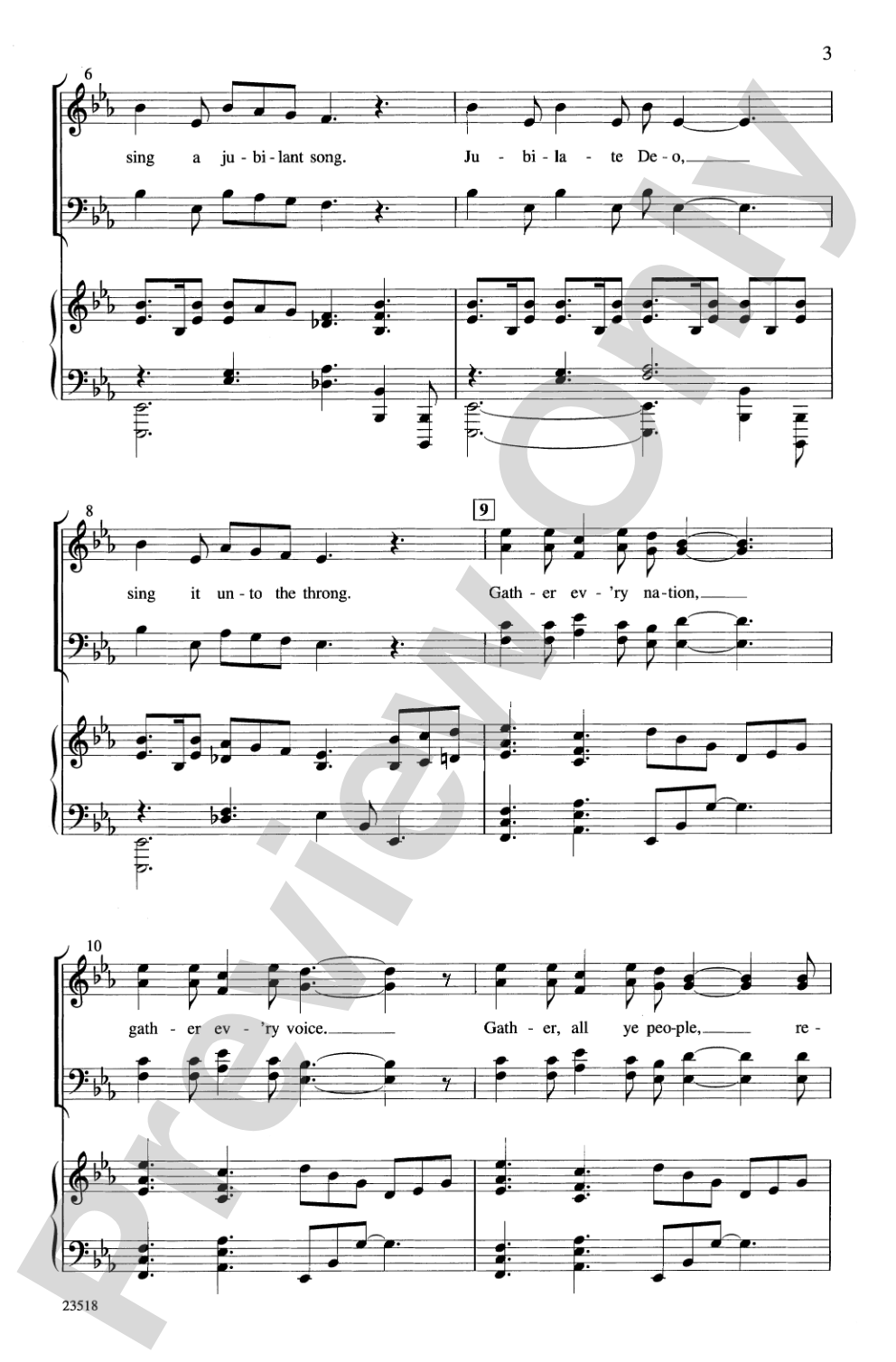 Jubilate Fanfare: SATB Choral Octavo