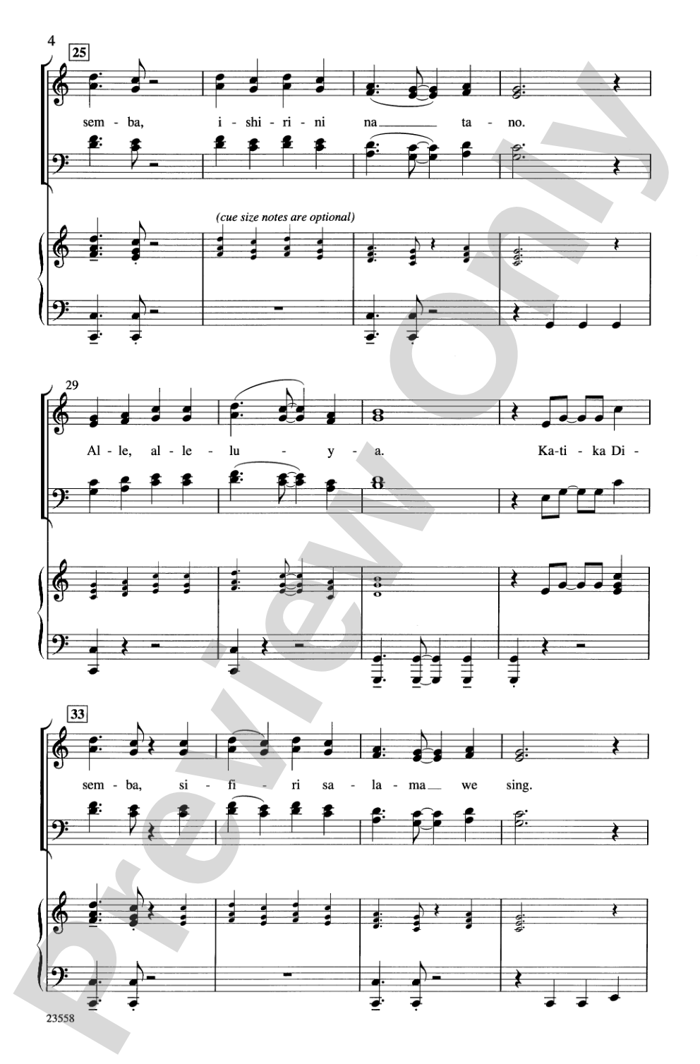 Heri Za Krismas: SATB Choral Octavo