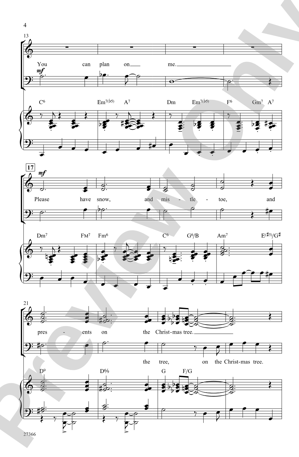 I'll Be Home for Christmas: 3-Part Mixed Choral Octavo