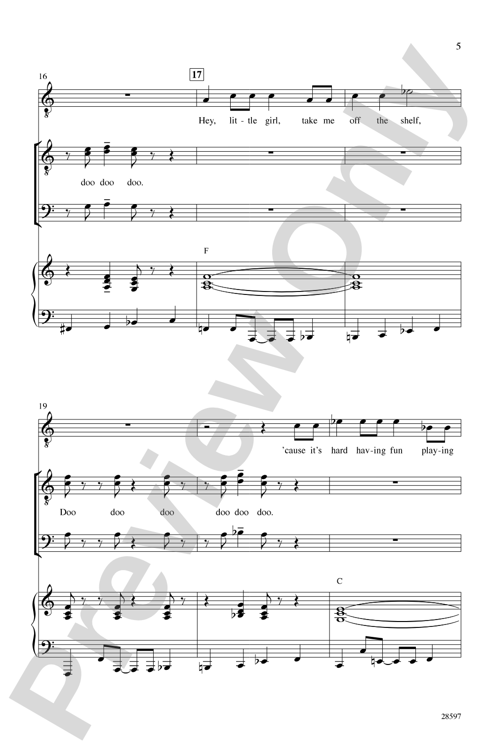 Ladies' Choice: TTBB Choral Octavo