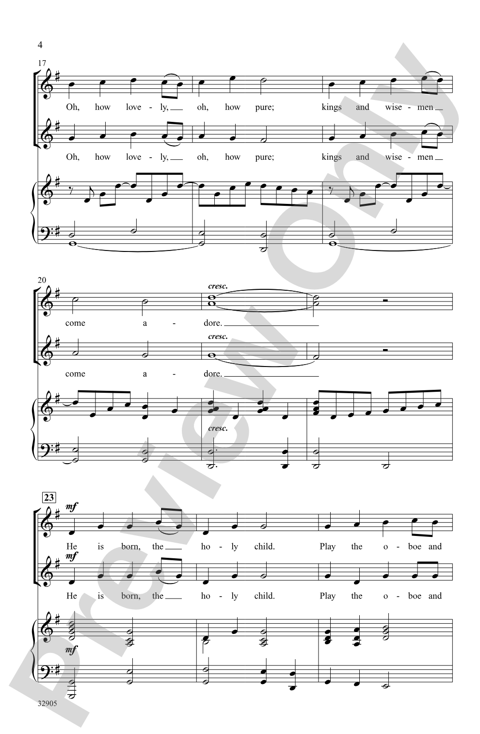 A French Carol Suite: SSA Choral Octavo