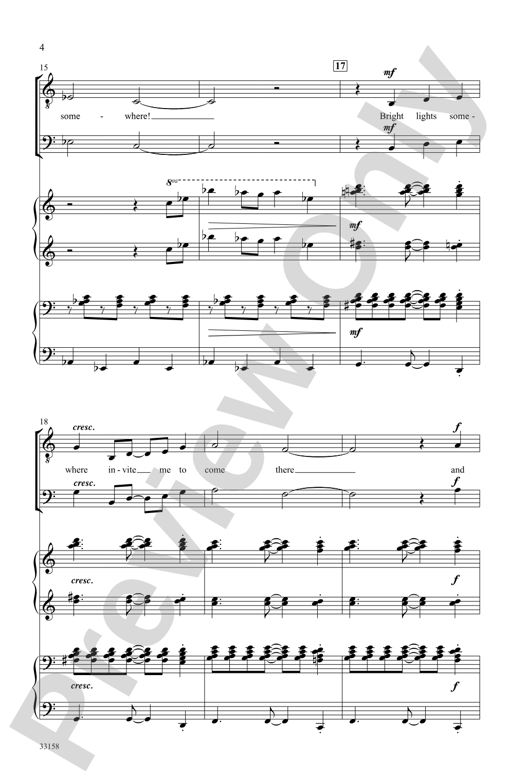 I Can See It: TTBB Choral Octavo