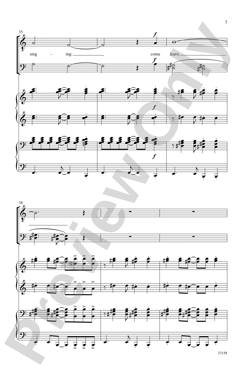 I Can See It: TTBB Choral Octavo