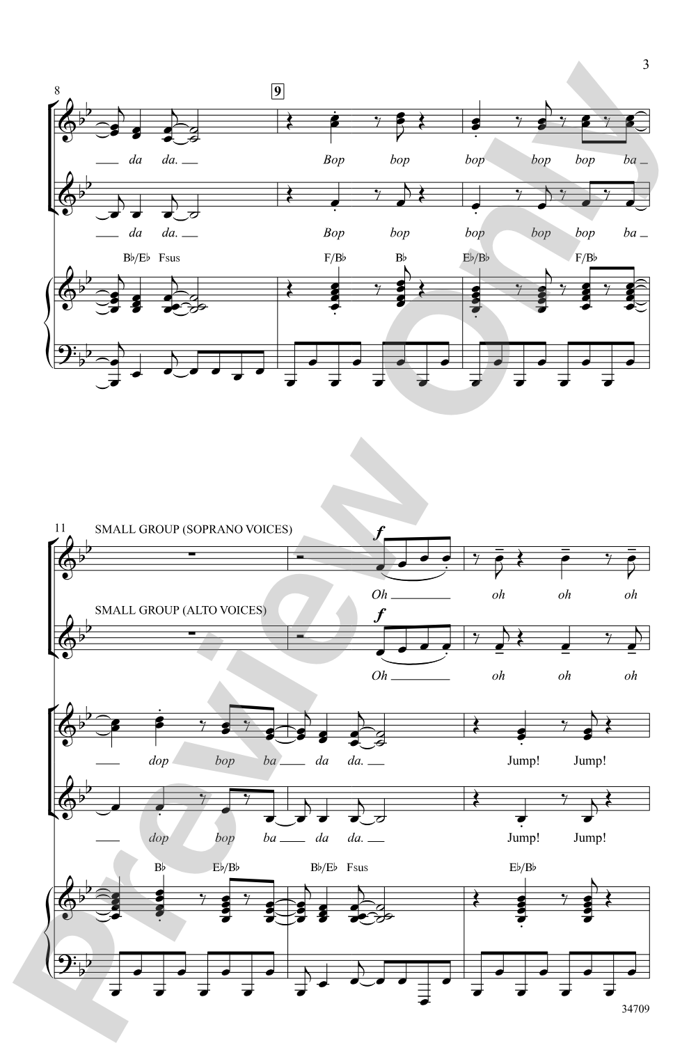 Jump: SSA Choral Octavo