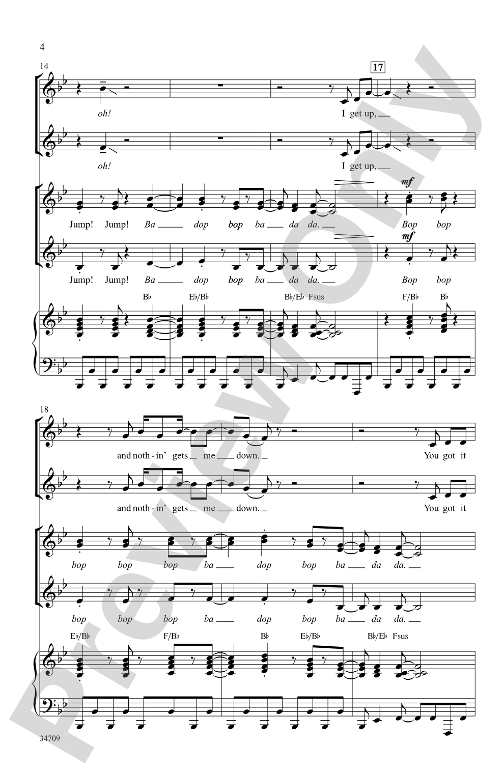 Jump: SSA Choral Octavo