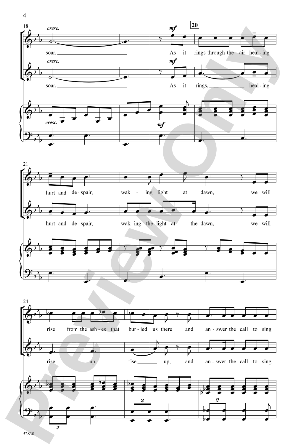 Call of the Phoenix: 2-Part Choral Octavo