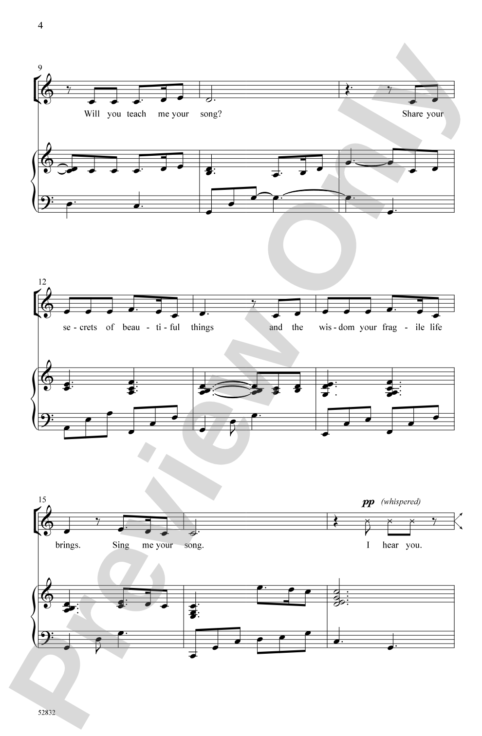 Song of the Luna Moth: 2-Part Choral Octavo