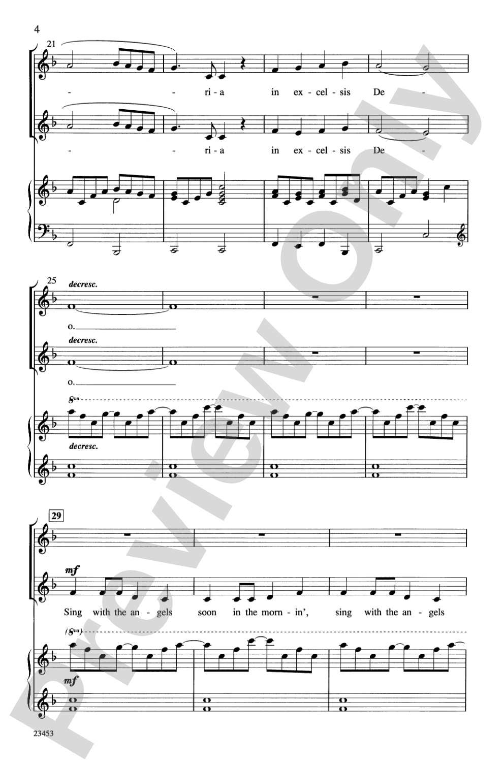 Sing with the Angels: 2-Part Choral Octavo