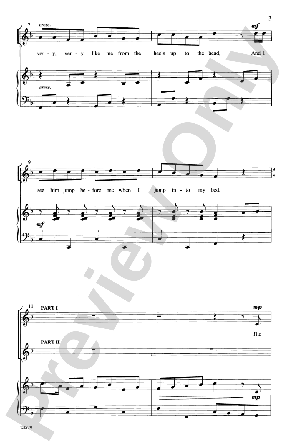 My Shadow: 2-Part Choral Octavo
