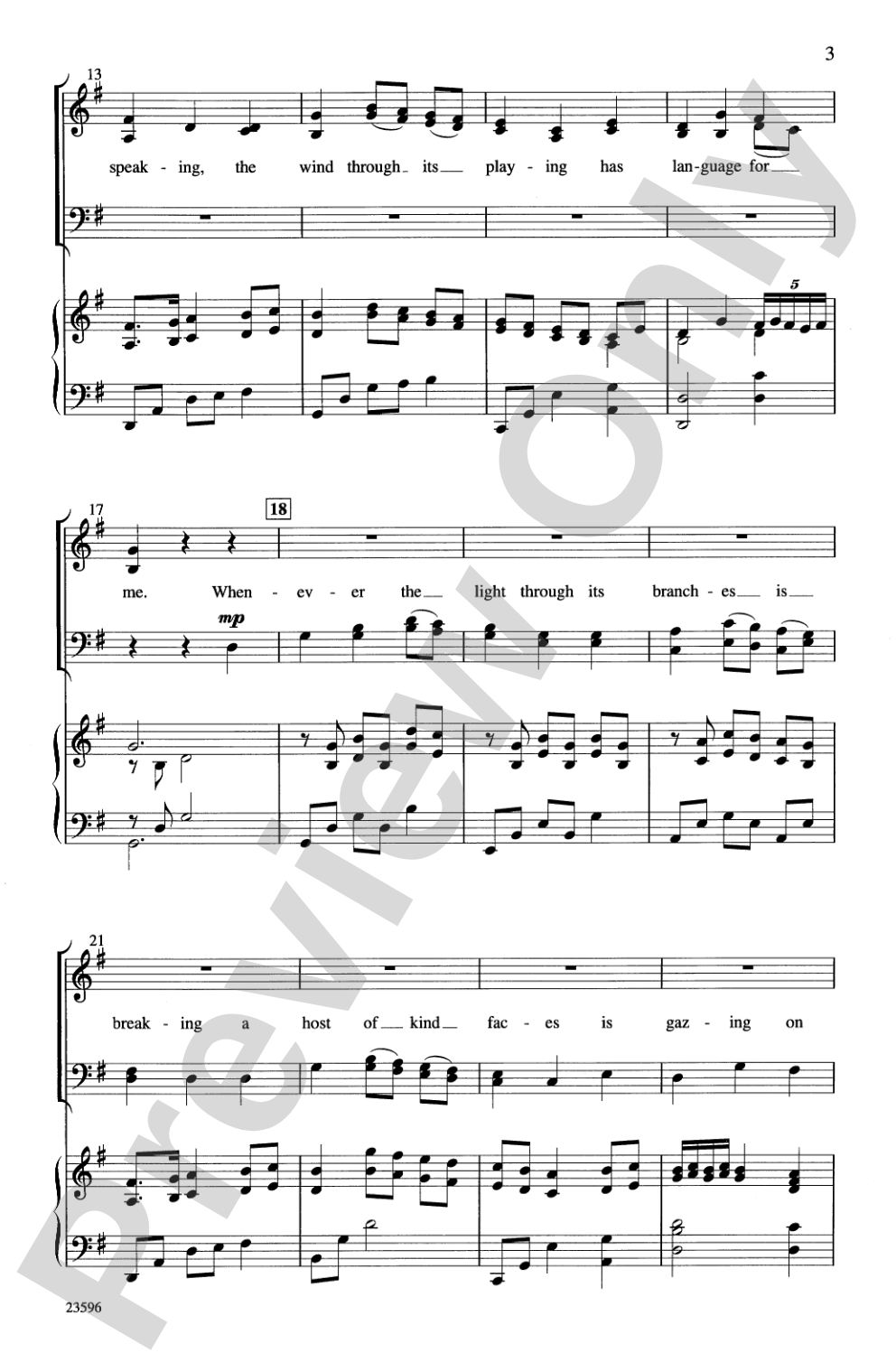 The Ash Grove: SATB Choral Octavo