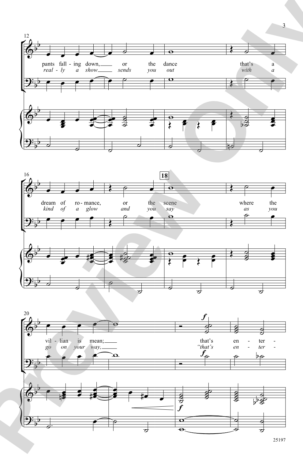 That's Entertainment: SAB Choral Octavo