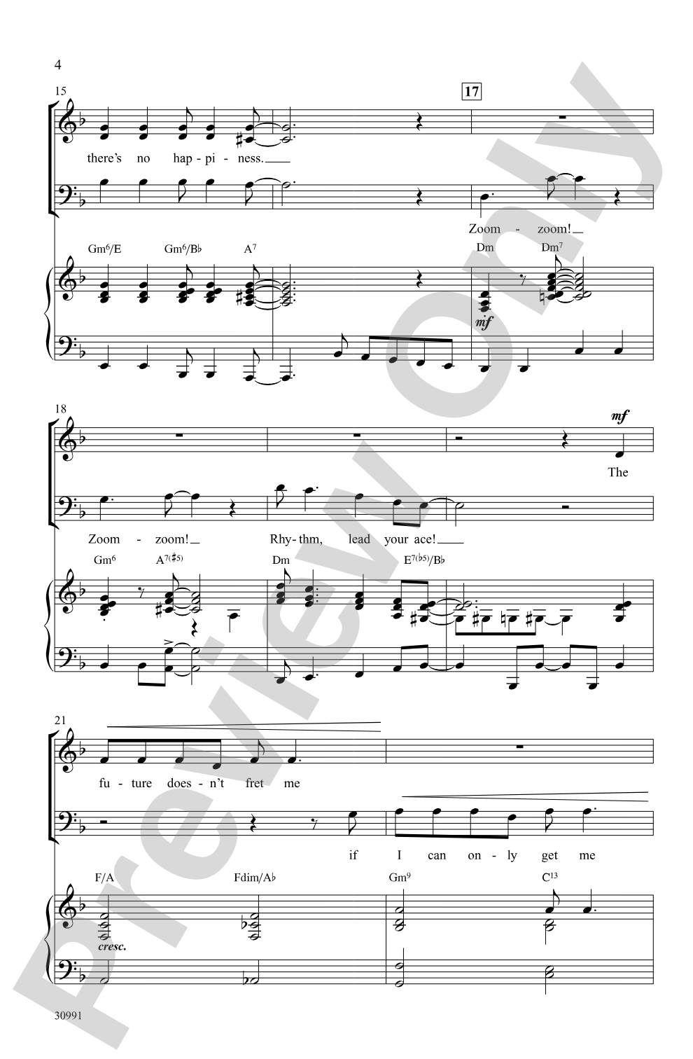 Slap That Bass: SAB Choral Octavo