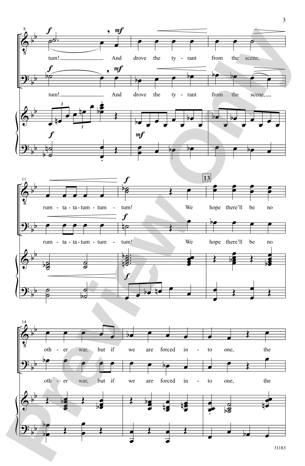 Strike Up the Band!: TTB Choral Octavo