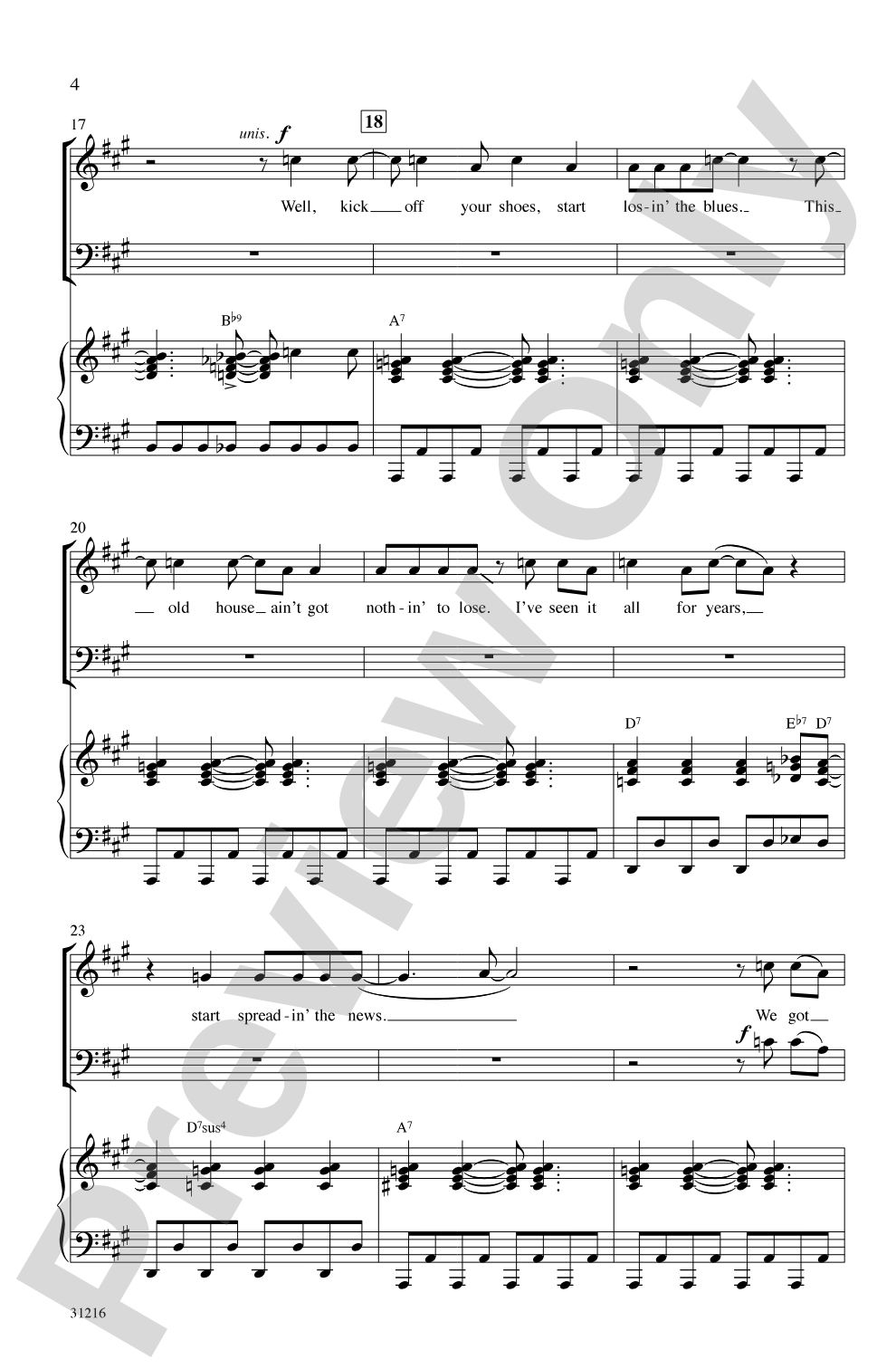The House Is Rockin': SATB Choral Octavo