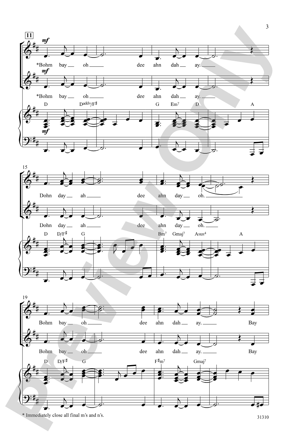 Rhythm Dance: SSA Choral Octavo