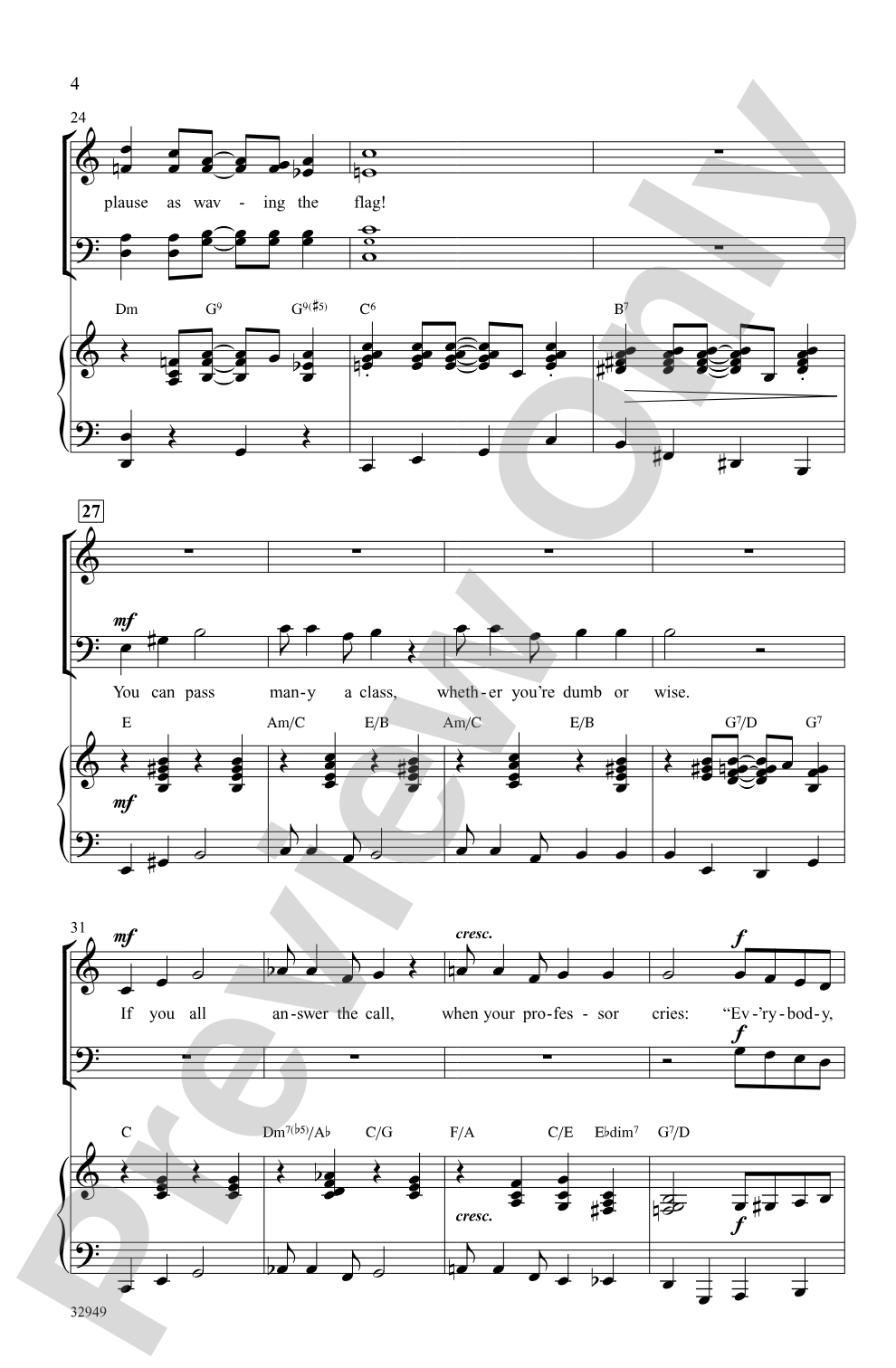 The Varsity Drag: SATB Choral Octavo
