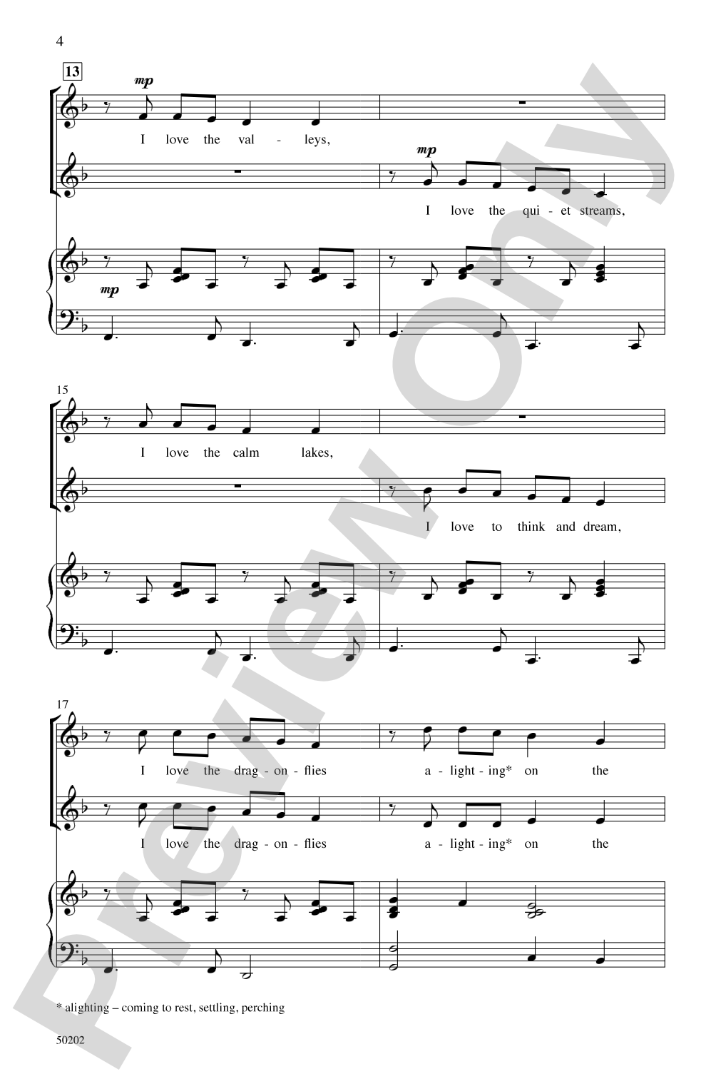 I Love the Mountains: 2-Part Choral Octavo