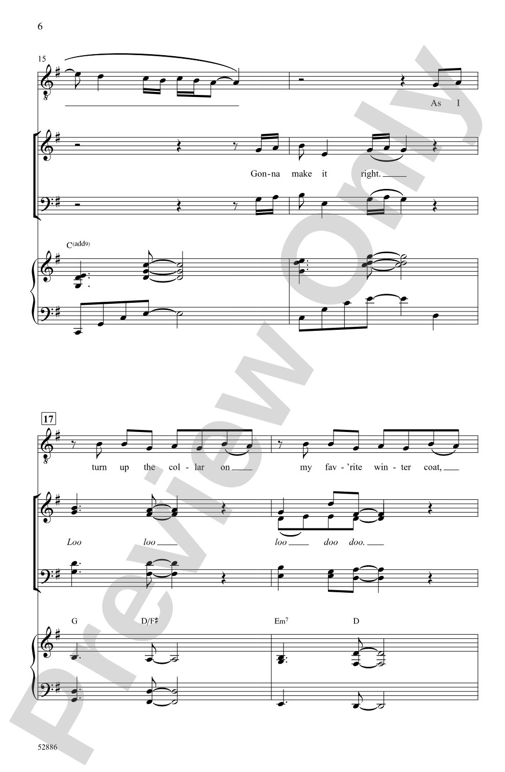 Man in the Mirror: SATB Choral Octavo
