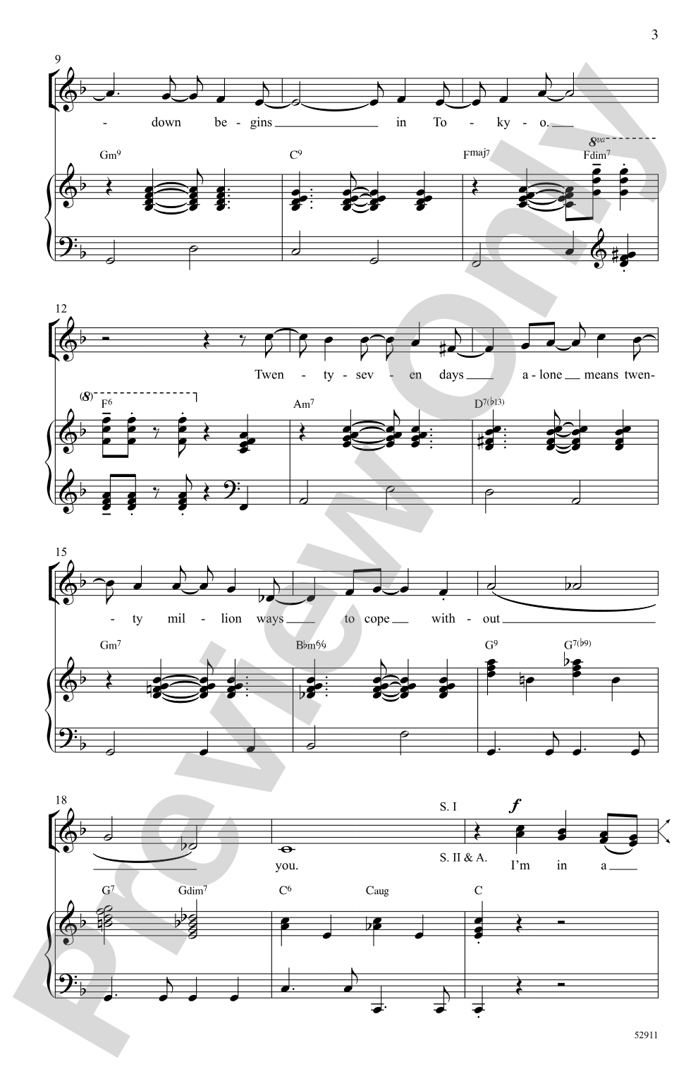 Lover Girl: SSA Choral Octavo